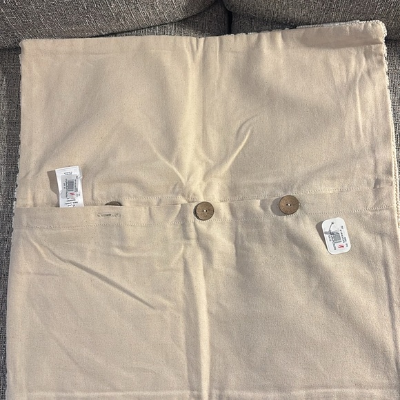 NWT West Elm cream pillow cover - Picture 2 of 3